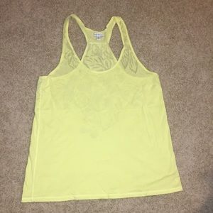 Yellow AE tank top